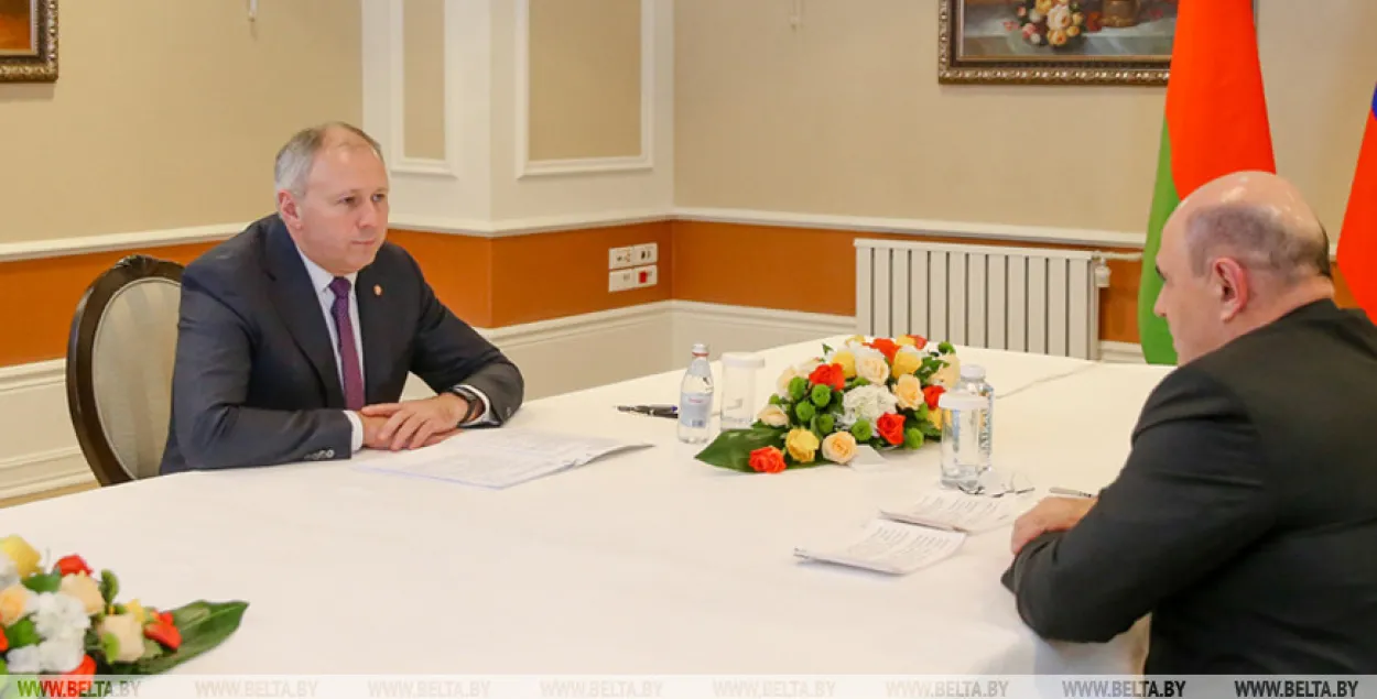 Румас падзякаваў расійскаму прэм'еру за эвакуацыю беларусаў з Кітая