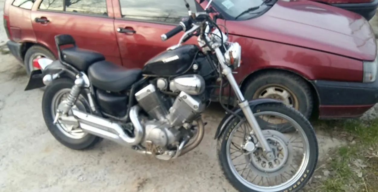 У Мінскім раёне п’янага матацыкліста затрымалі з пагоняй