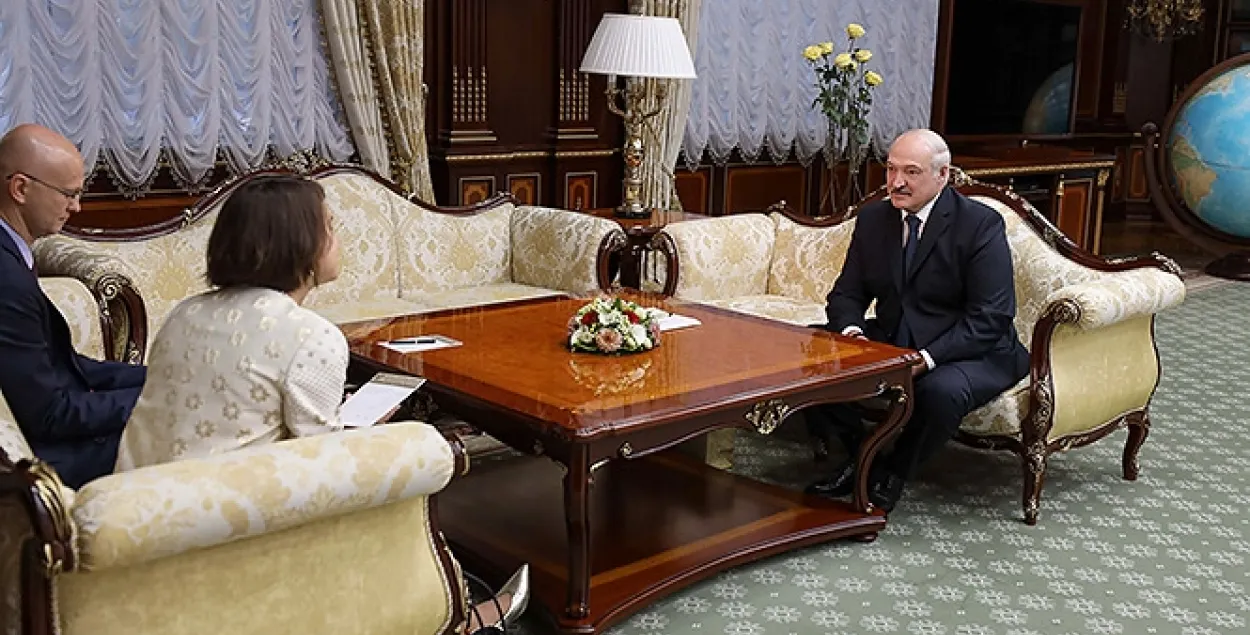 Фионна Гибб и Александр Лукашенко / president.gov.by
