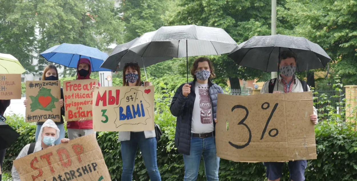 Ланцугі салідарнасці ў Берліне, Гамбургу і Тэль-Авіве