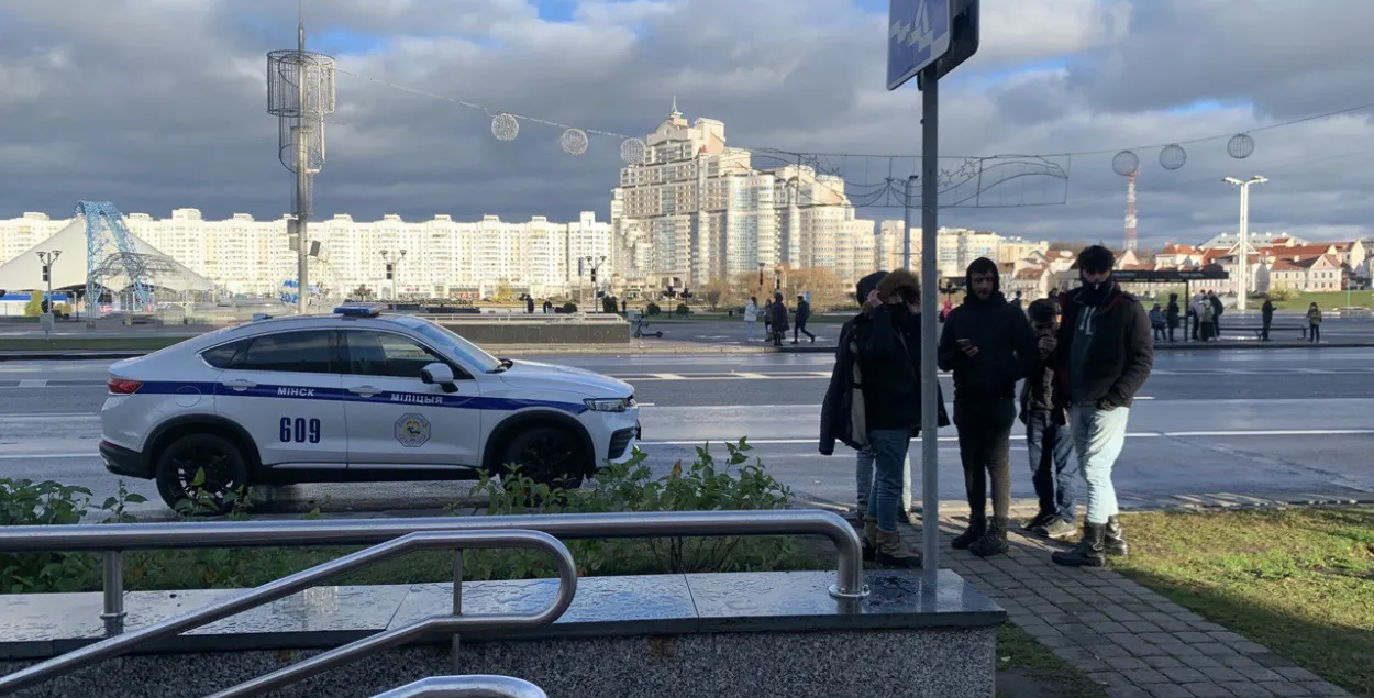 Милиция и мигранты в Минске