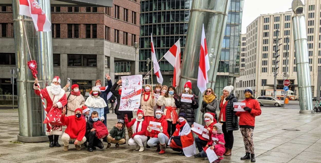 Акцыя беларусаў у Берліне 29 снежня / Вераніка Круглова, фэйсбук