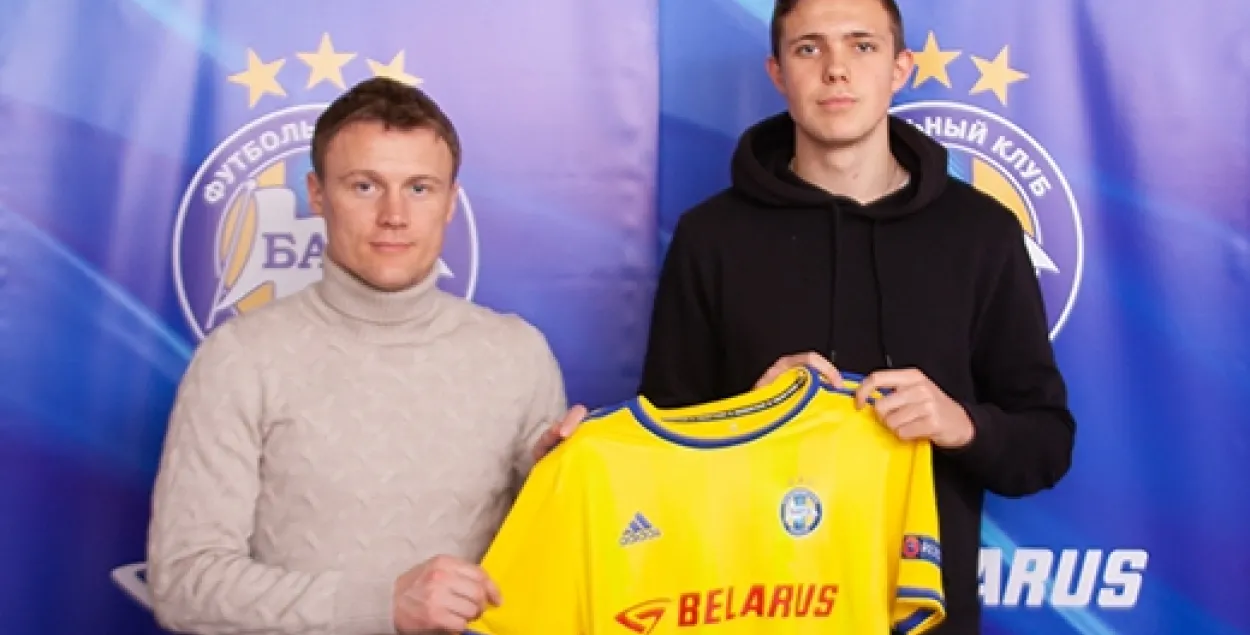 Спортивный директор БАТЭ Виталий Родионов и Виллюм Тор Виллюмсон / fcbate.by