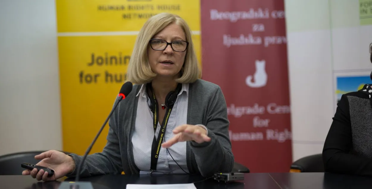 На Кастрычніцкай затрыманая праваабаронца Таццяна Равяка