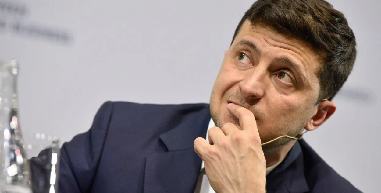 У Зяленскага абваліўся рэйтынг даверу