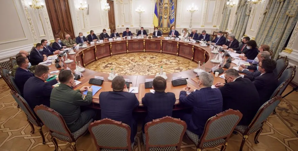 Во время заседания Совета национальной безопасности и обороны / president.gov.ua