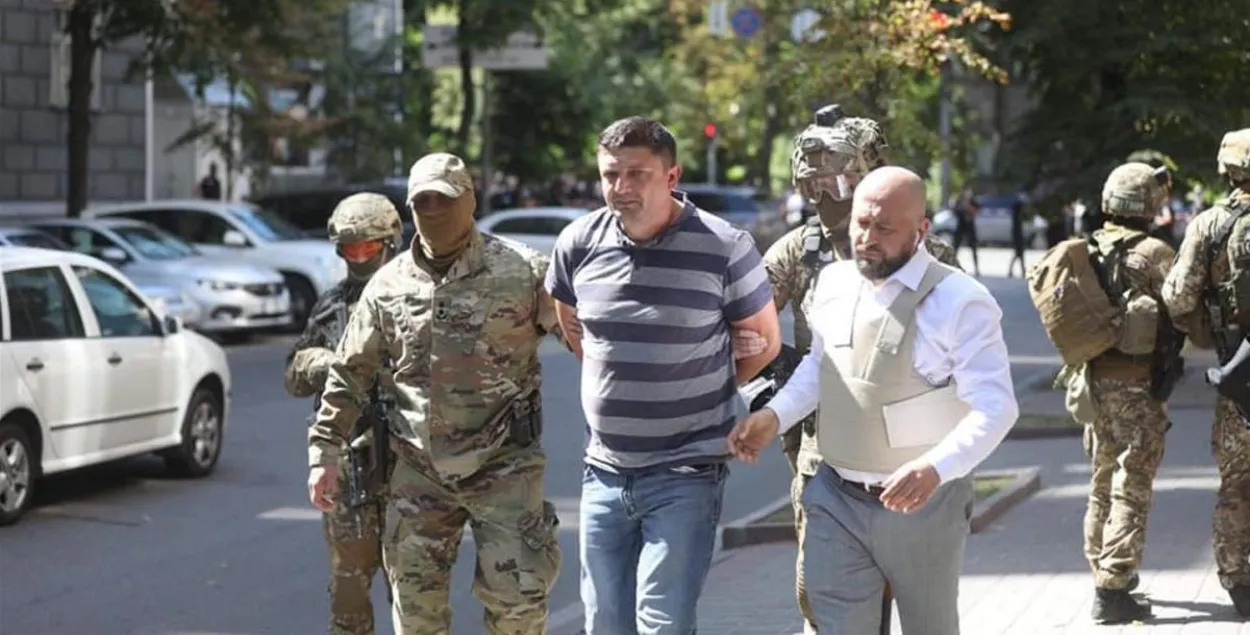Задержанный Владимир Прохнич / Украинская полиция