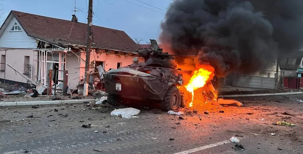 Уничтоженная&nbsp;российская бронетехника / t.me/Pravda_Gerashchenko