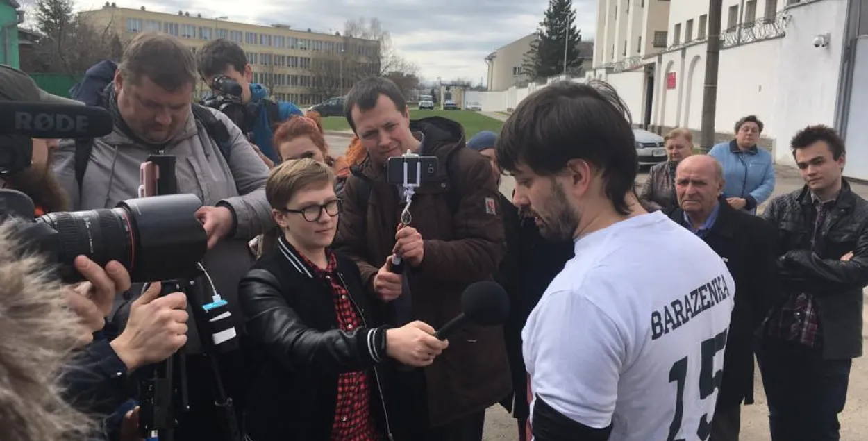Затрыманы аператар "Белсату", які ехаў на "антыпарад" у Бабруйск
