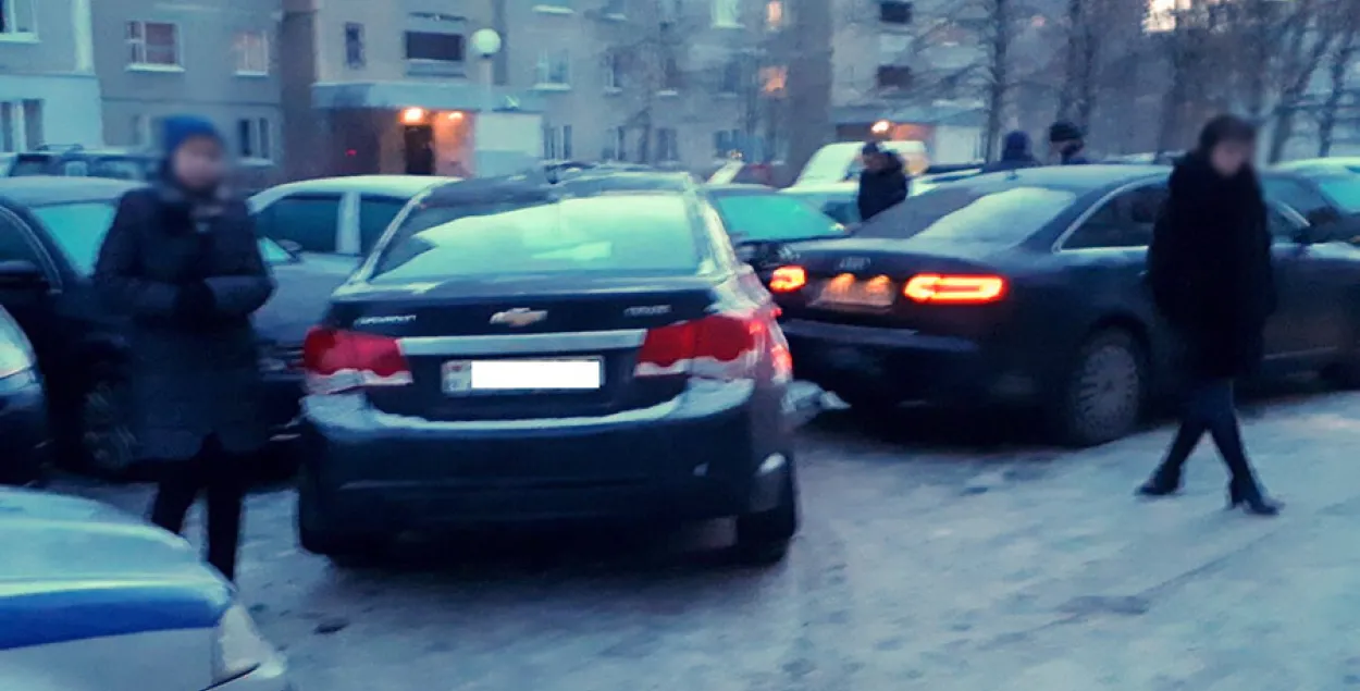 Фото: ОГАИ Московского РУВД Минска.​