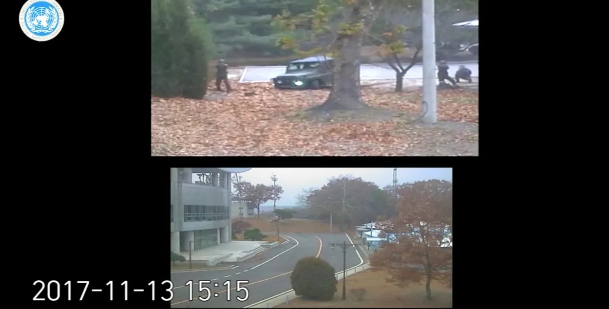 З Паўночнай Карэі ў Паўднёвую ўцёк паранены вайсковец (відэа)