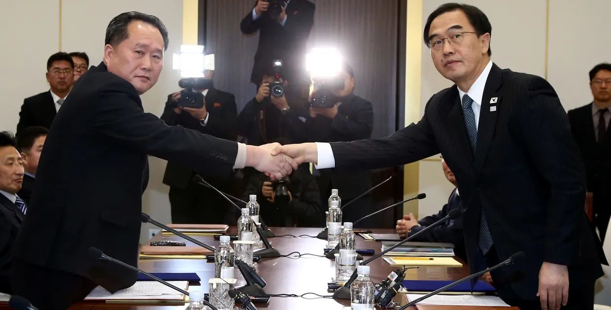 Спартсмены з КНДР паедуць на Алімпіяду ў Паўднёвую Карэю