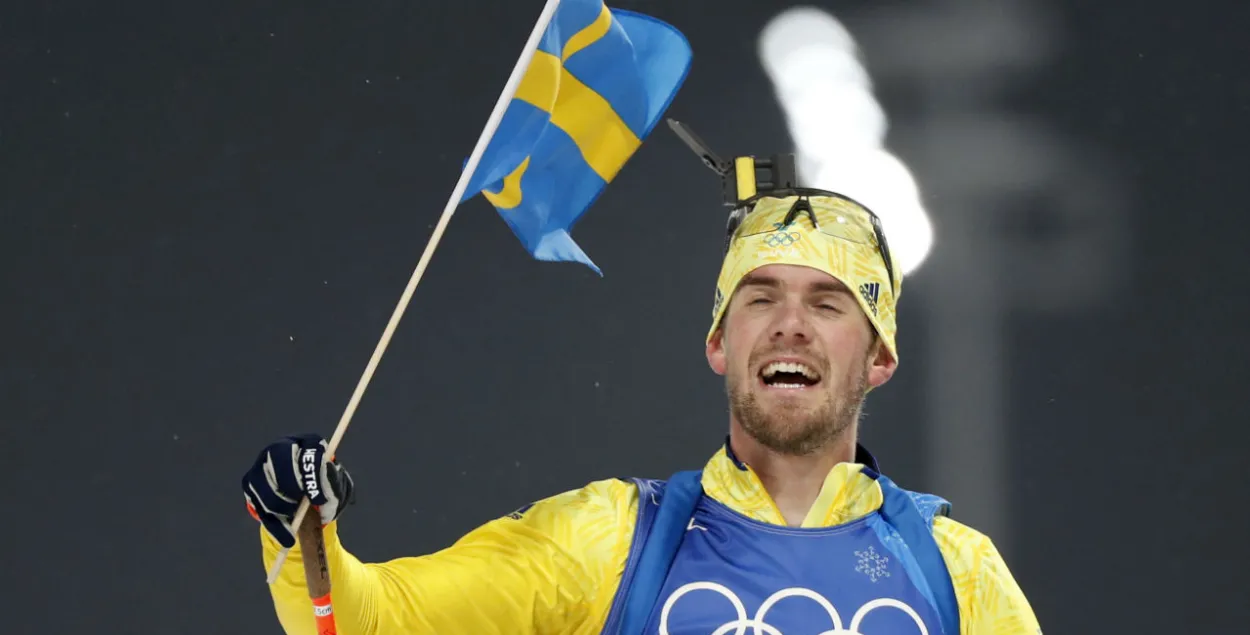 Зборная Швецыі па біятлоне выйграла эстафету на Алімпіядзе, беларусы — 8-я