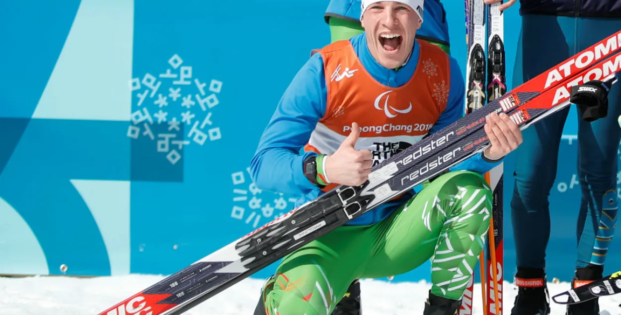 Беларус Юрый Голуб выйграў “золата” Паралімпіяды ў біятлоне