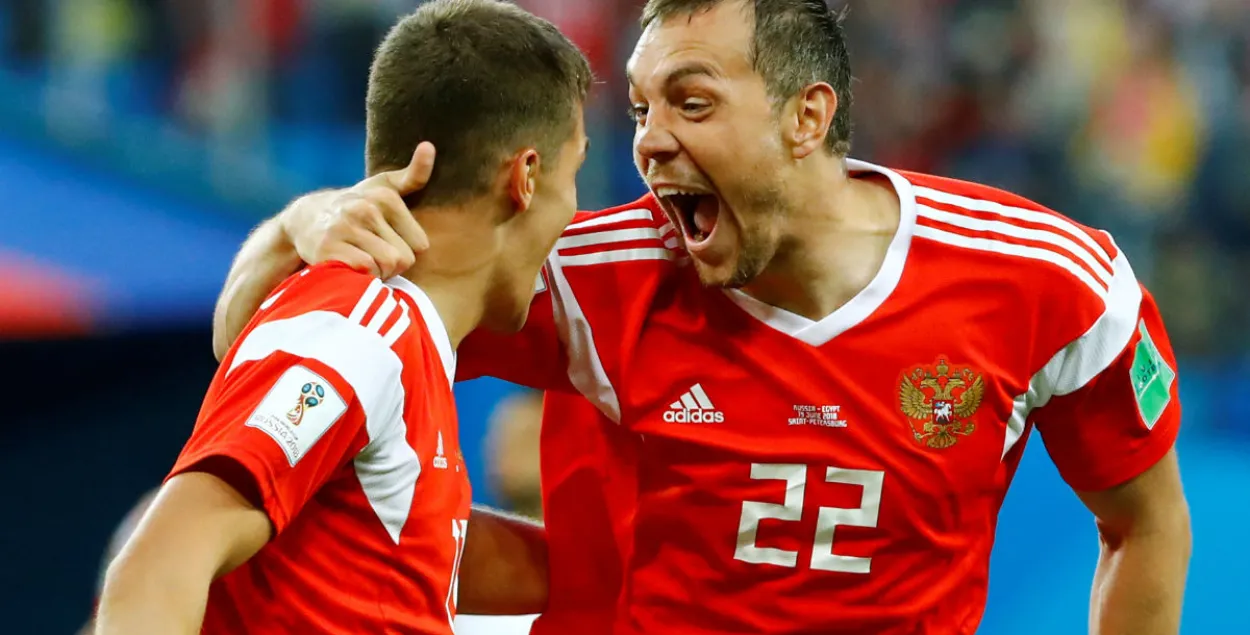 Футбольная зборная Расіі выйграла ў Егіпта — 3:1