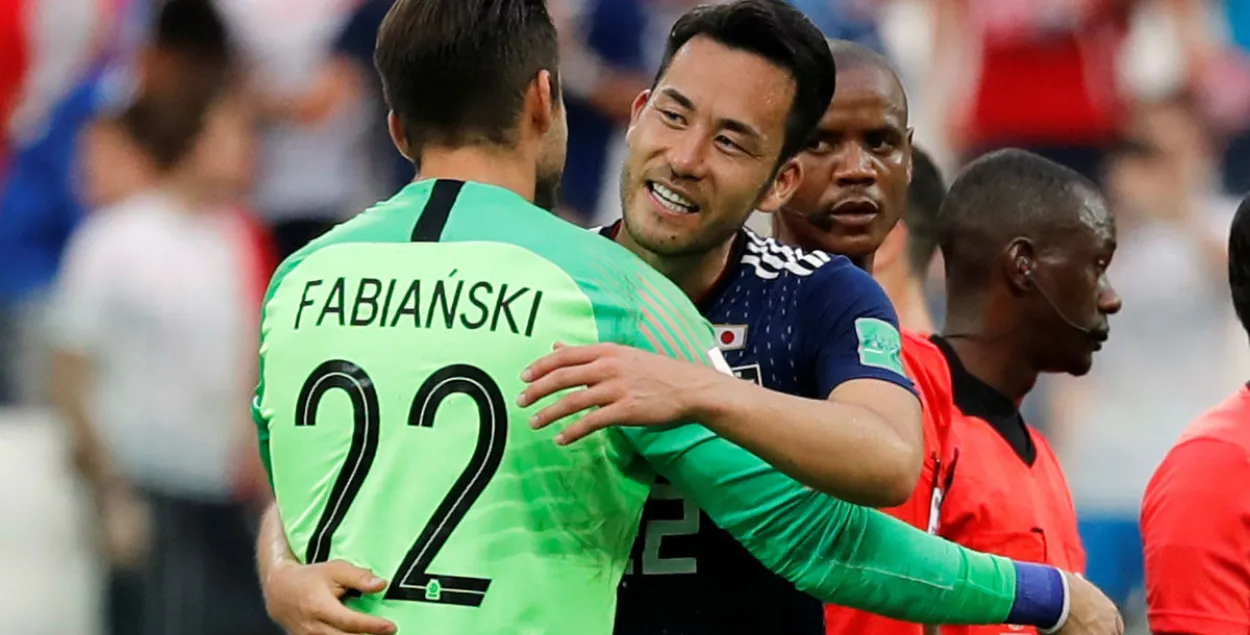 Зборная Японіі выйшла ў плэй-оф ЧС за кошт лепшага паказчыка fair play