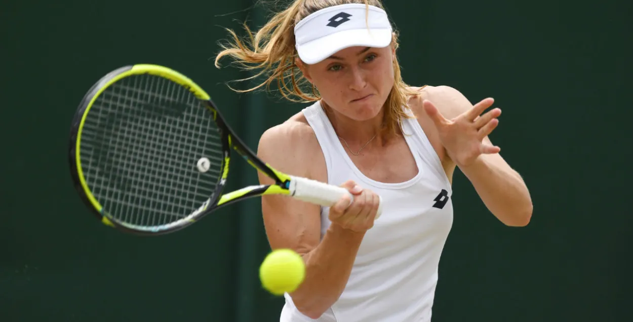 Аляксандра Сасновіч у абноўленым рэйтынгу WTA паднялася на 41-е месца