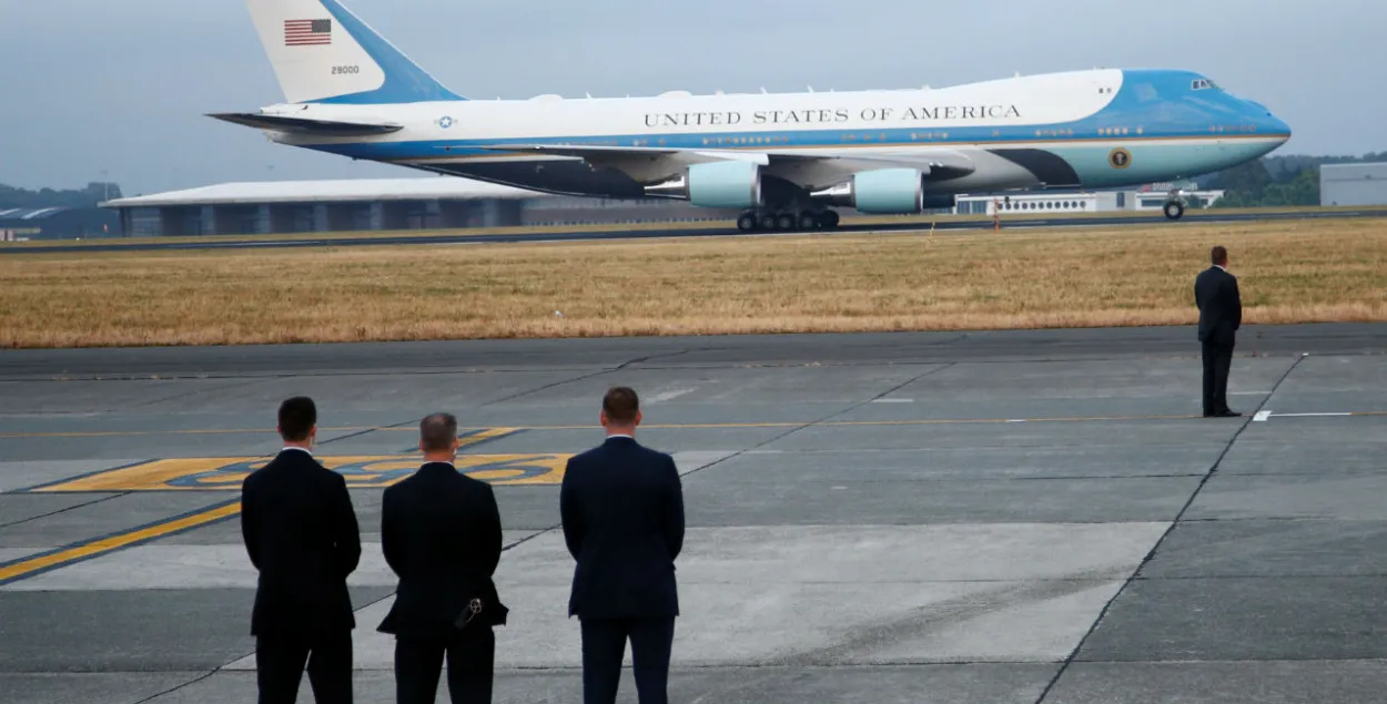 Трамп прыляцеў у Бельгію, а кіраўніцтва гэтай краіны глядзела футбол
