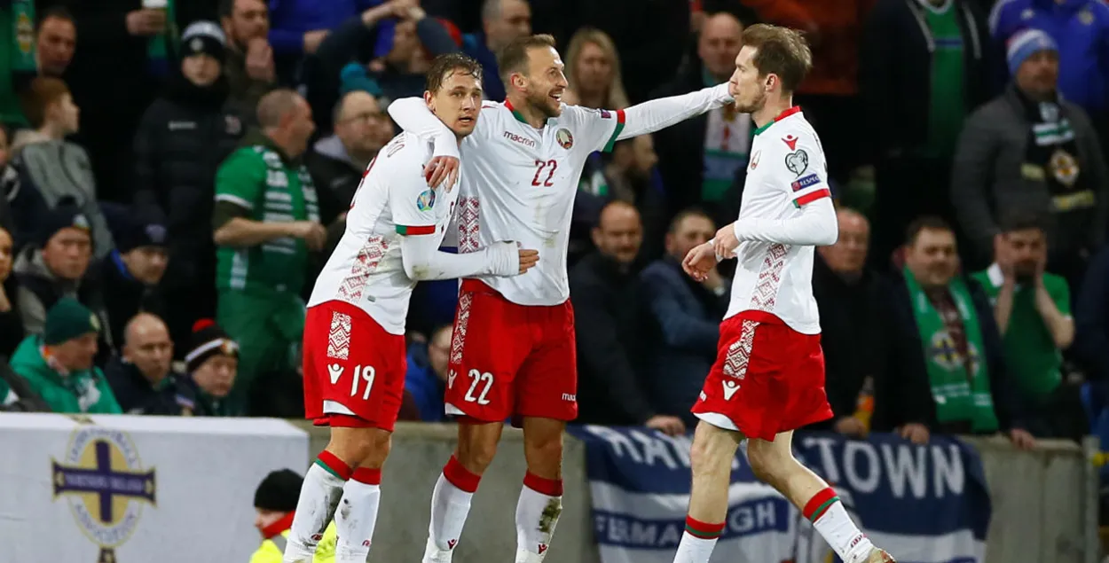 Зборная Беларусі па футболе страціла тры пазіцыі ў рэйтынгу FIFA 
