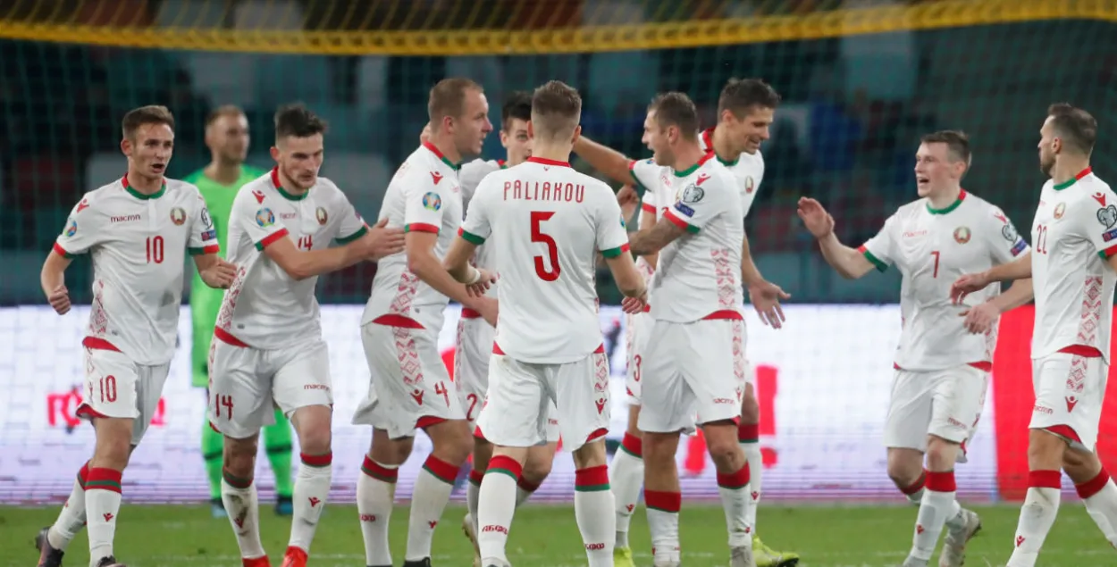 У абноўленым рэйтынгу FIFA беларуская зборная 86-я