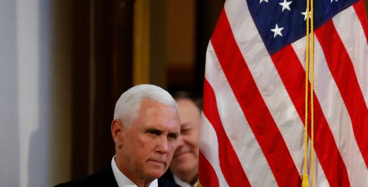 Вице-президент США Майк Пенс и госсекретарь США Майк Помпео / Reuters