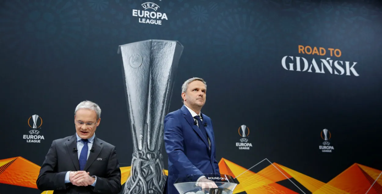 Прайшло лёсаванне 1/8 фіналу Лігі Еўропы