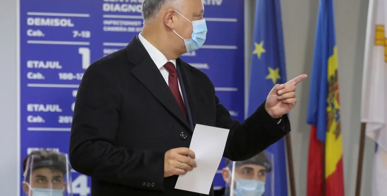 Сябар Лукашэнкі на прэзідэнцкіх выбарах у Малдове толькі на другім месцы