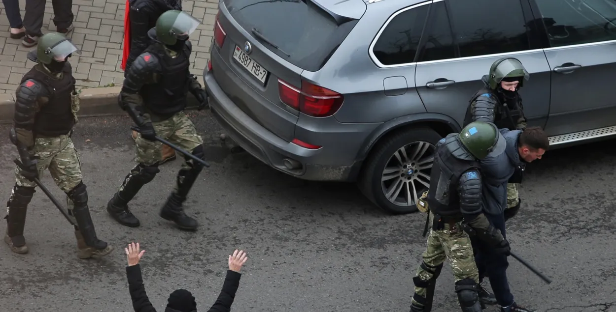 У нядзелю ў Беларусі затрымалі больш за 1,2 тысячы пратэстоўцаў