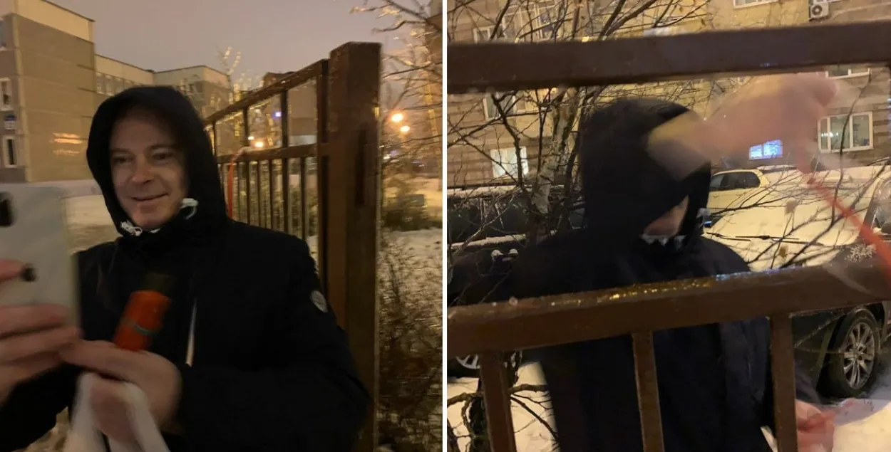 Депутат Мингорсовета снимал бчб-ленточки во дворе в Уручье