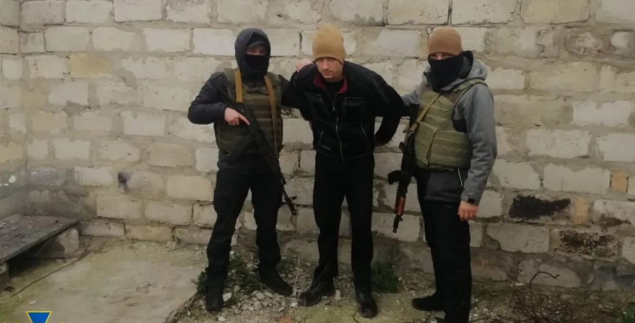 Задержание за помощь российским оккупантам / @SBUkr