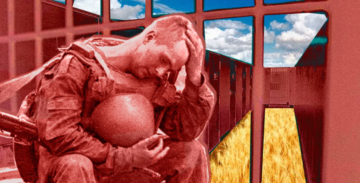 "Я прысягаў абараняць незалежнасць, тэрытарыяльную цэласнасць і канстытуцыйны лад Беларусі, а не забіваць украінцаў!" / калаж Улада Рубанава, Еўрарадыё