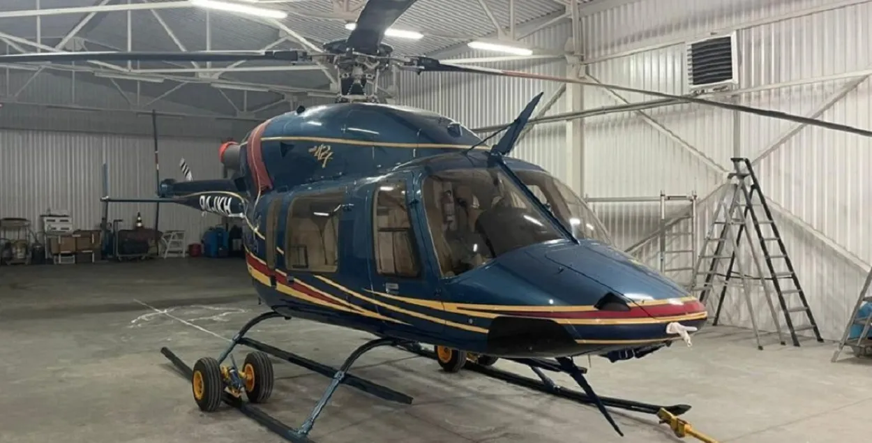 Изъятый вертолёт / Фото Национальной полиции Украины​