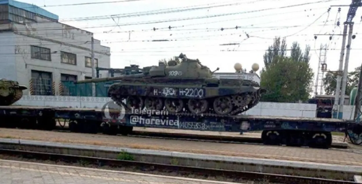 Т-62 уже привезли в Мелитополь​ / Telegram