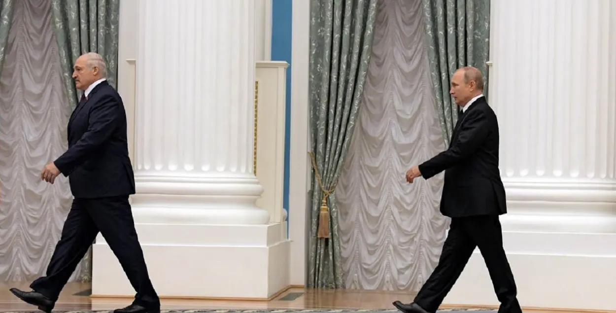 Аляксандр Лукашэнка і Уладзімір Пуцін / kommersant.ru