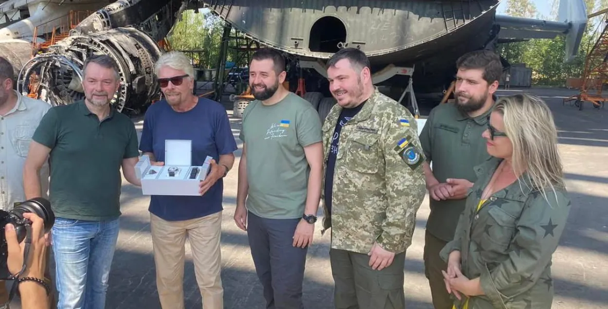 Ричард Брэнсон в&nbsp;Гостомеле / facebook.com/dumenkotaras