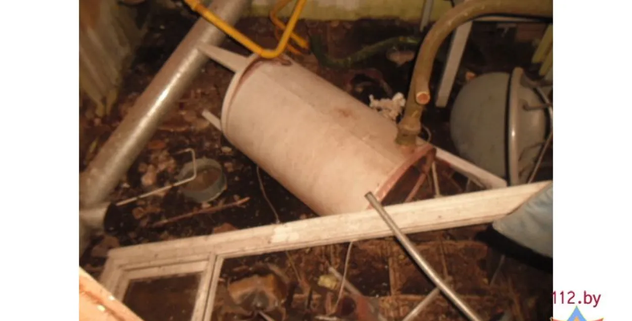 У Нясвіжы ў будынку цэнтра гігіены і эпідэміялогіі ўзарваўся газавы кацёл