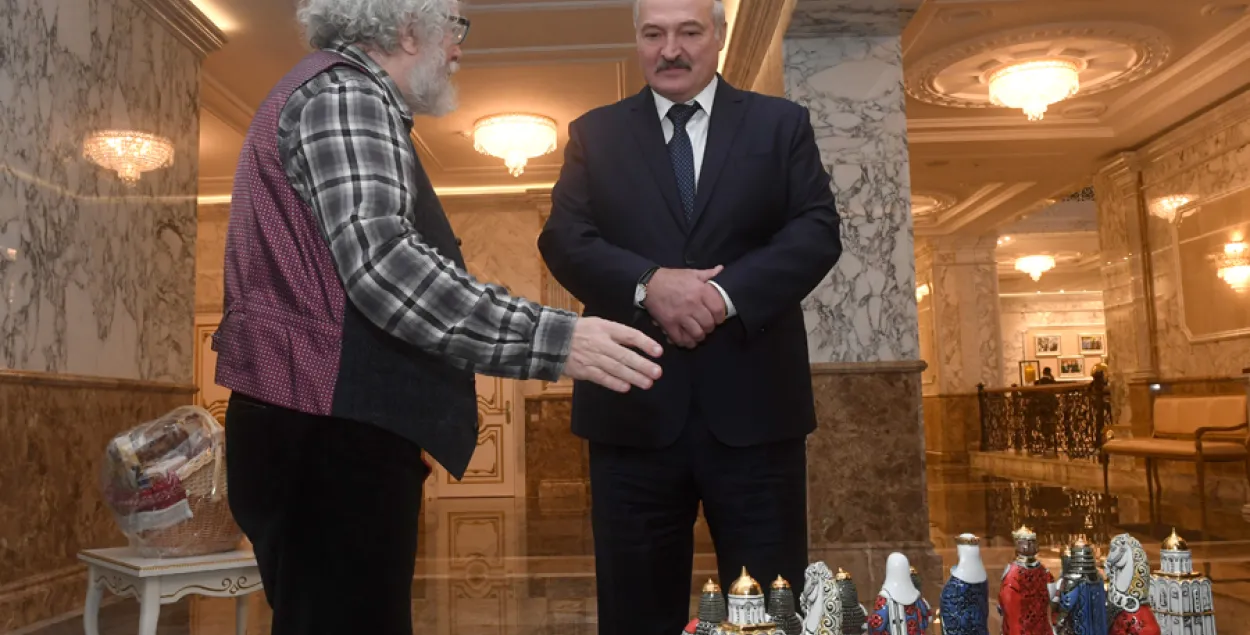 Алексей Венедиктов и Александр Лукашенко / БЕЛТА