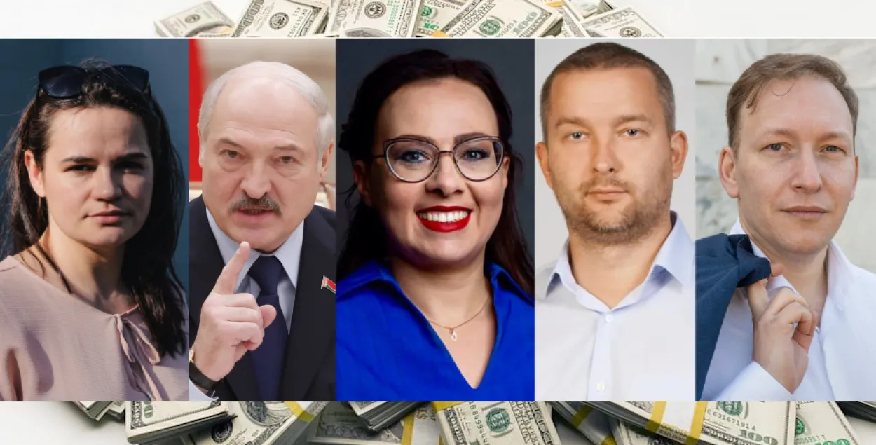 Сталі вядомыя афіцыйныя даходы кандыдатаў у прэзідэнты
