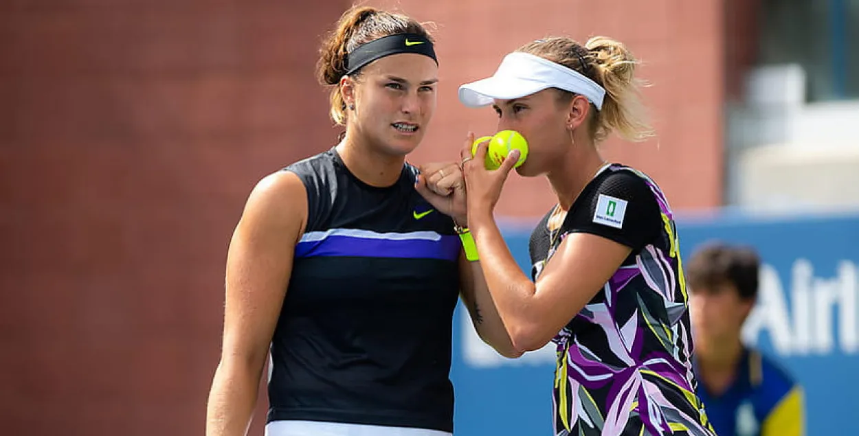 Арина Соболенко и Элизе Мертенс / Jimmie48 tennis photography