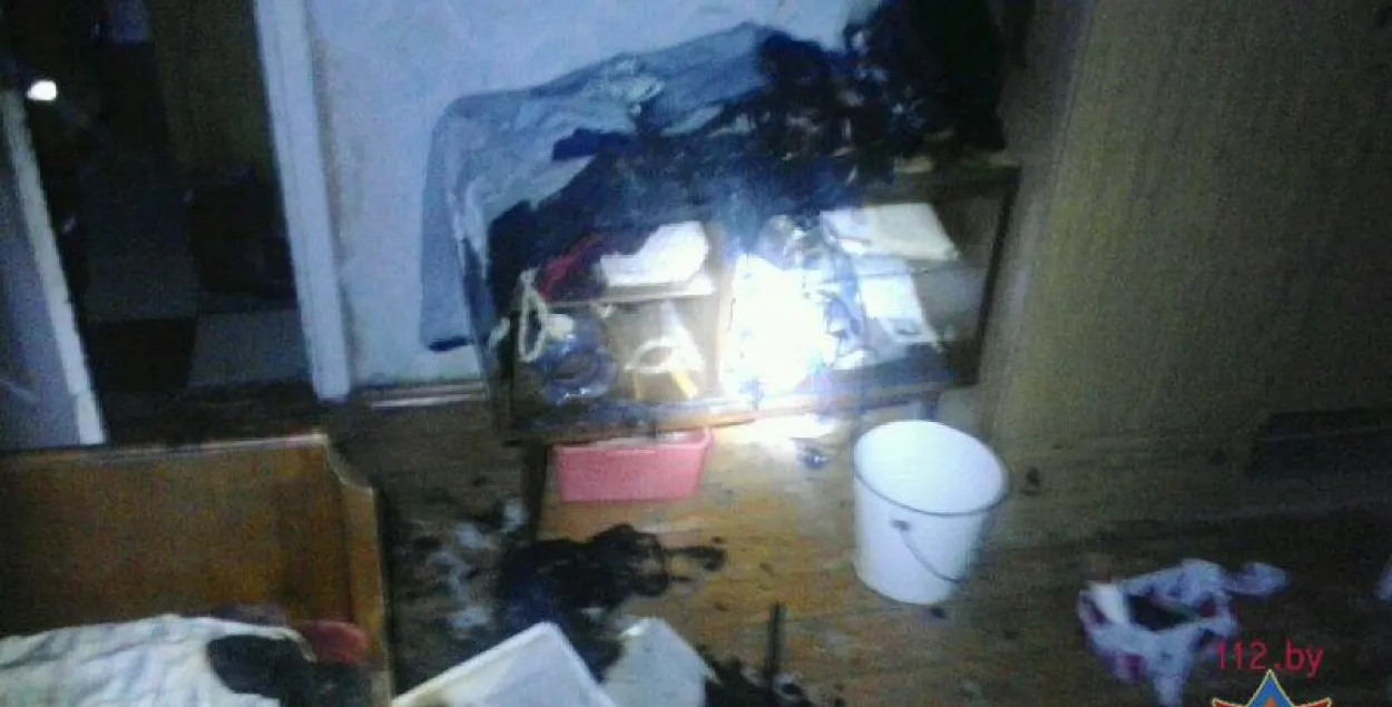 У Мінску беспрацоўная жанчына падпаліла сваю кватэру (фота)