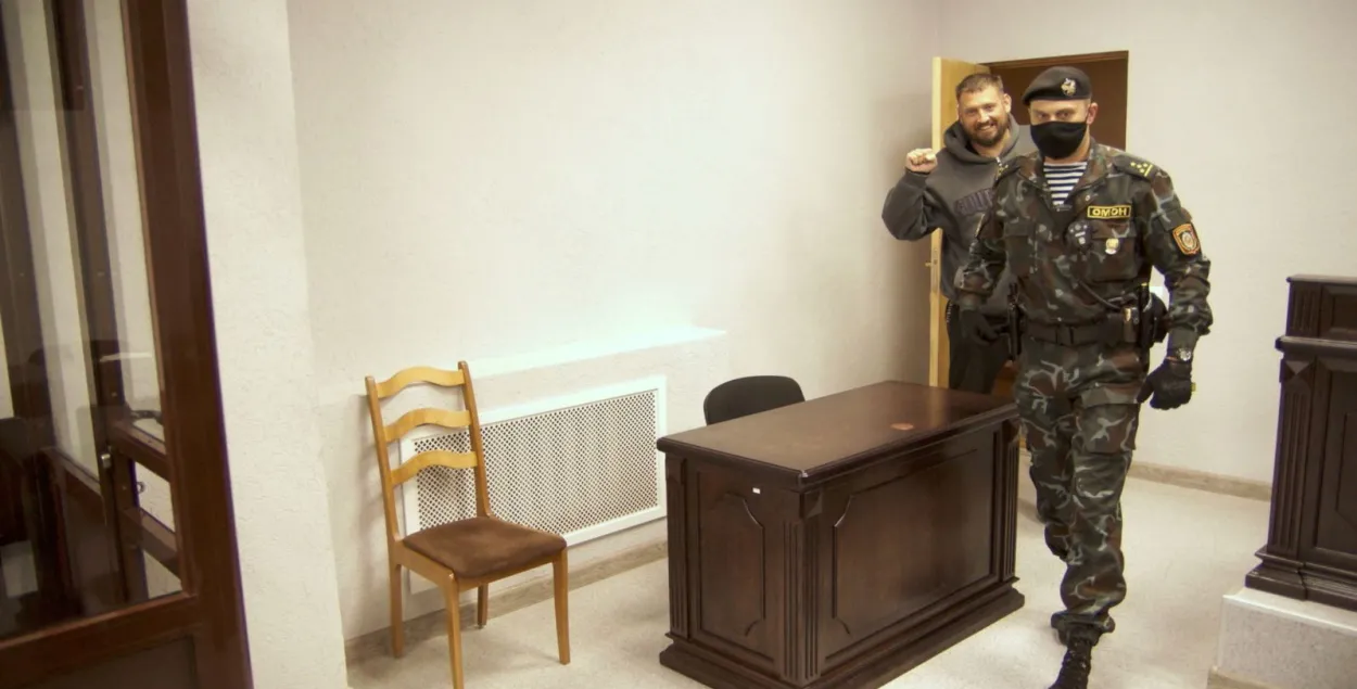 Сергей Тихановский в суде / svaboda.org