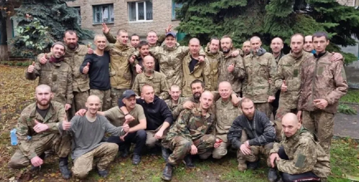 Украинские бойцы вернулись на родину / t.me/ermaka2022
