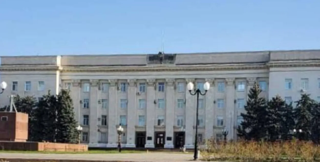 Областная администрация без флага / Telegram
