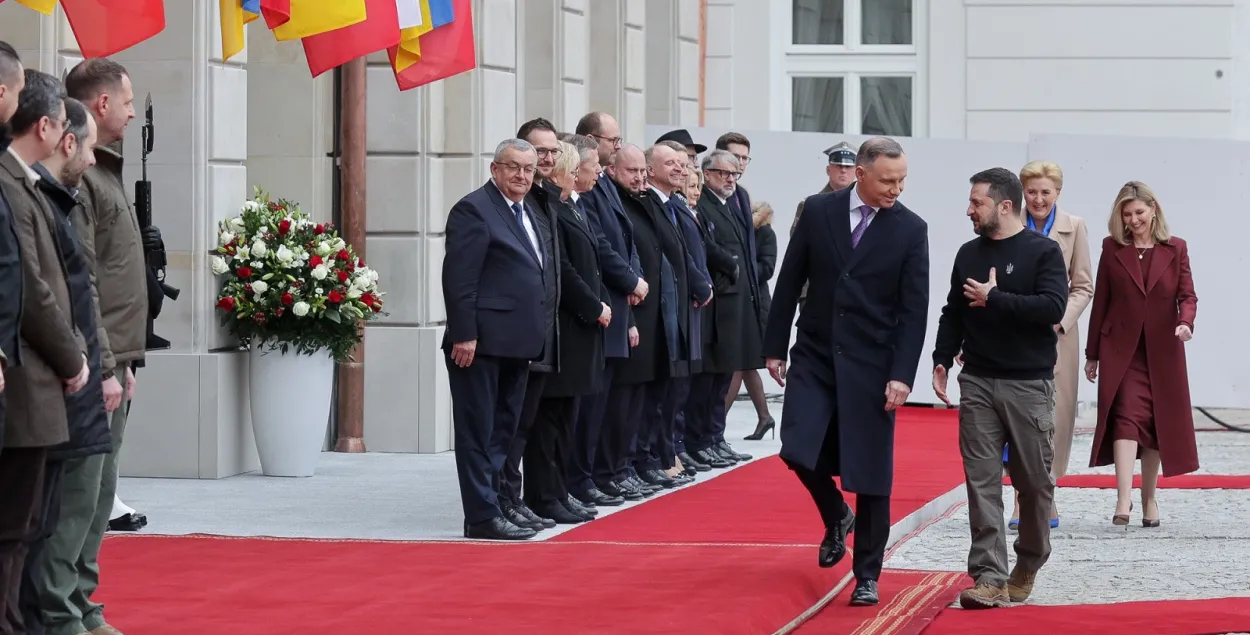 Сустрэча ў Варшаве, 5 красавіка 2023-га / https://twitter.com/prezydentpl