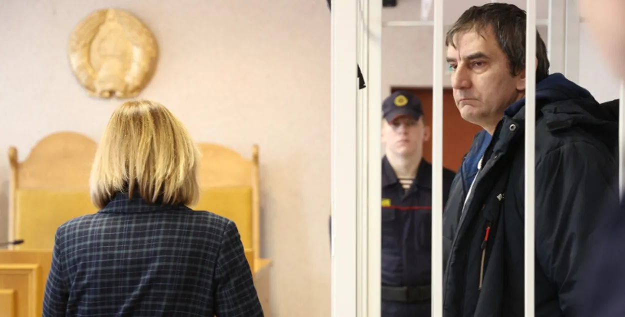 Сергей Сацук в суде / БЕЛТА
