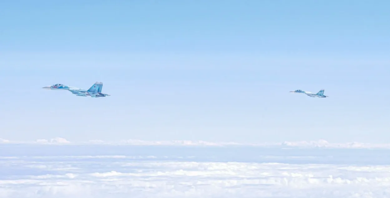 ВПС Германіі публікуе здымкі расійскіх самалётаў / twitter.com/Team_Luftwaffe