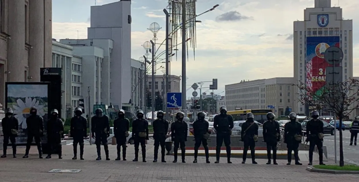 ОМОН в Минске / Еврорадио