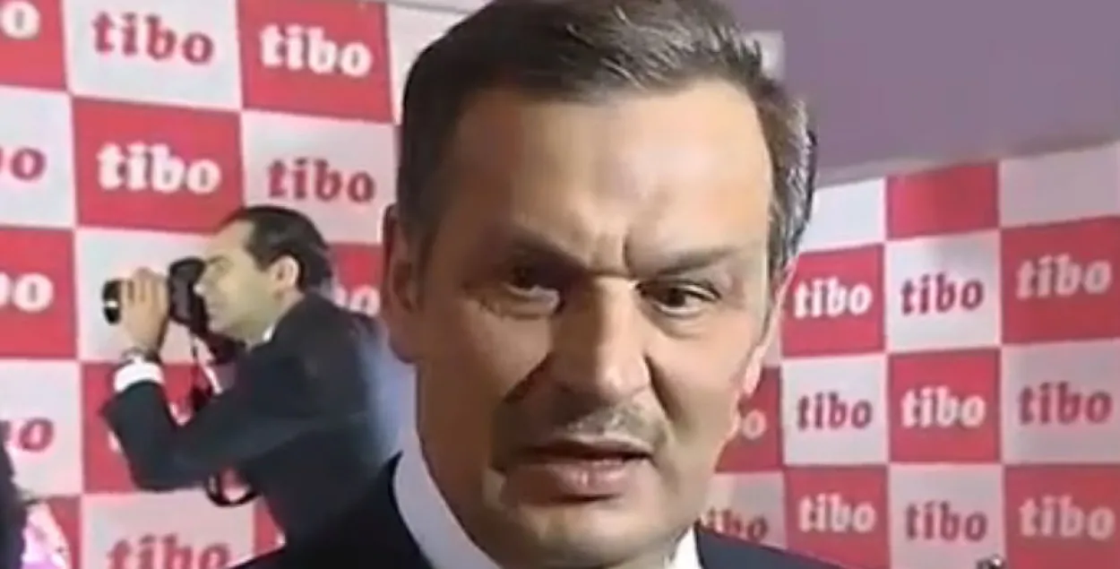 Анатолий Калинин на выставке Tibo