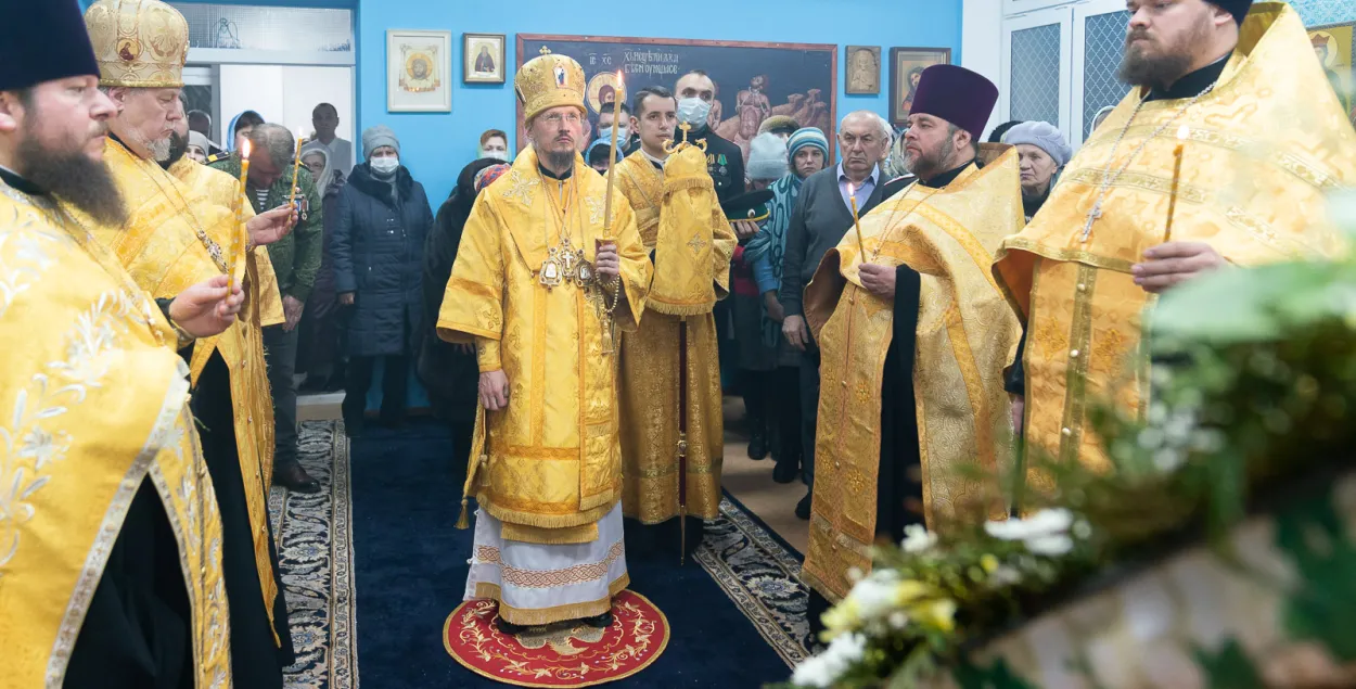 Митрополит Минский и Заславский Патриарший экзарх Беларуси Вениамин в Солигорске / church.by