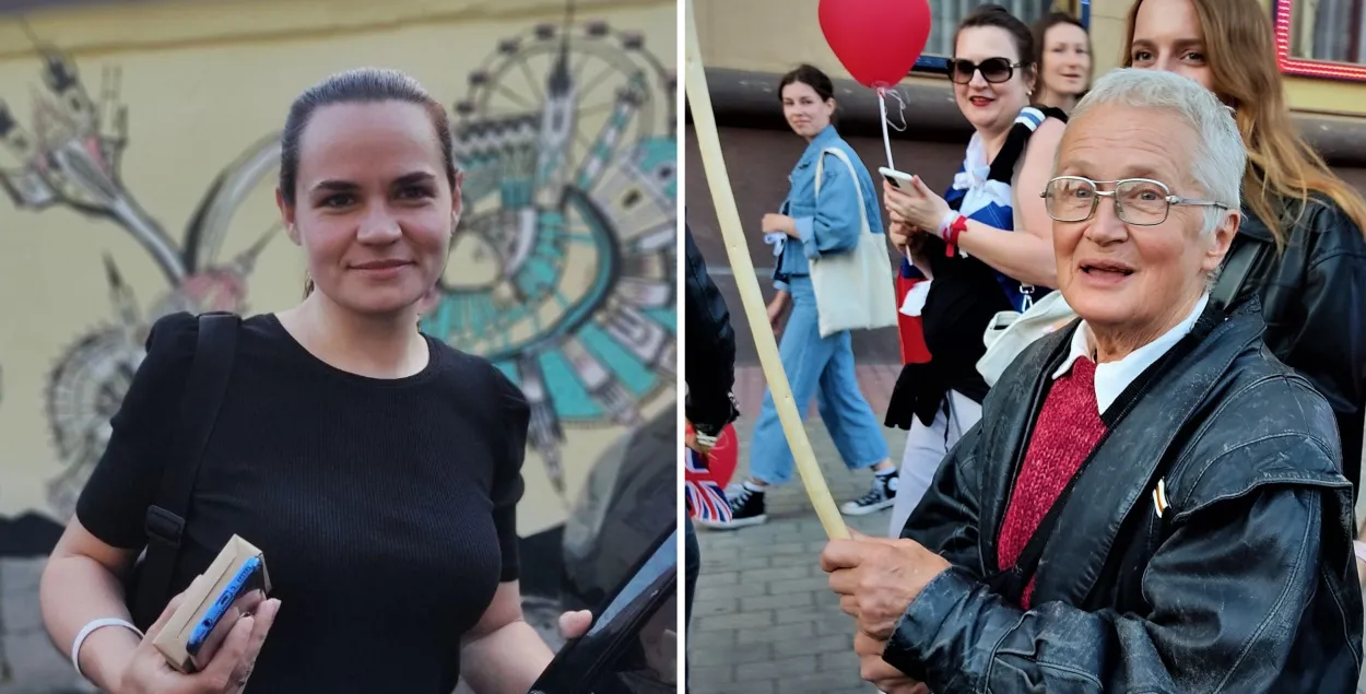 Светлана Тихановская и Нина Багинская / Мария Войтович